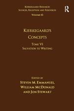 Afbeeldingsresultaat voor Volume 15, Tome VI: Kierkegaard’s Concepts. Salvation to Writing.